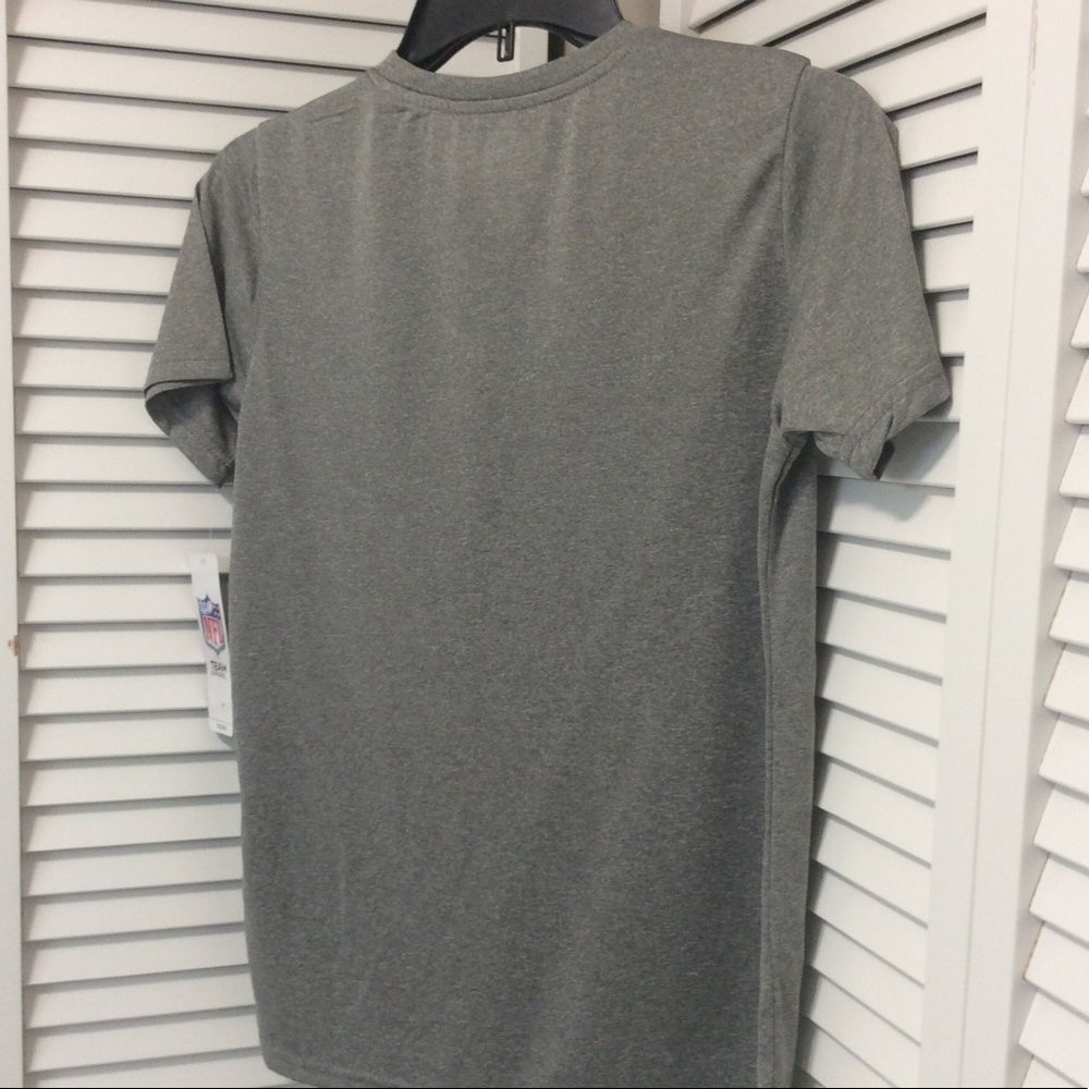 Boys T-shirt Large 12/14 Gray New York Giants NFL - Picture 8 of 11